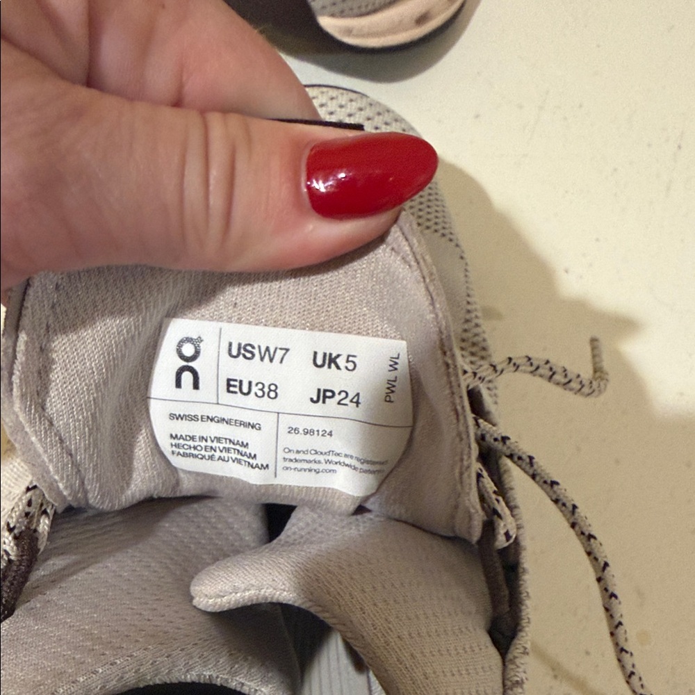 On Running Light Gray and Black Women's Athletic Shoes - Picture 2 of 5